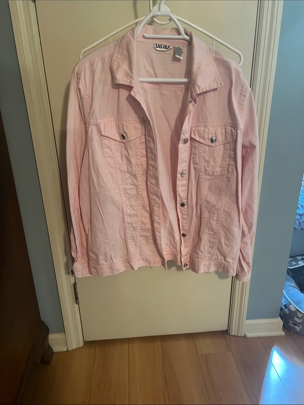 Light Pink Jean Jacket by Las Olas